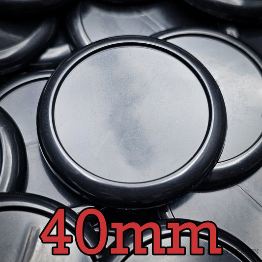 40mm Wide Lip Round Plastic Bases