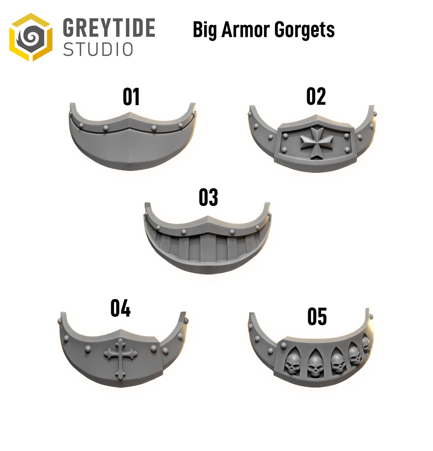 Eternal Crusaders - Big Armour Necklaces and Gorgets
