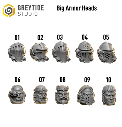 Eternal Crusaders - Big Armour Heads