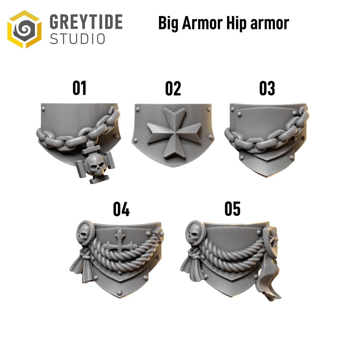 Eternal Crusaders - Big Armour Greaves and Hip Plates