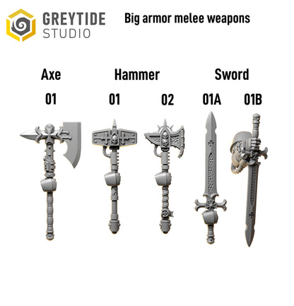 Eternal Crusaders - Big Armour Melee Weapons
