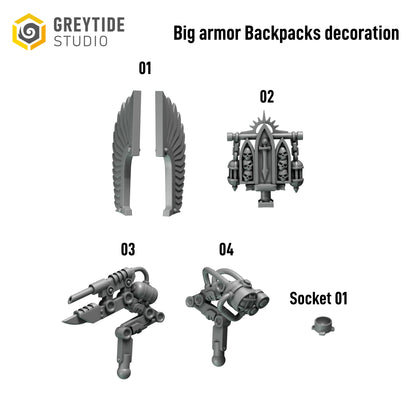 Eternal Pilgrims - Big Armour Backpack Decorations