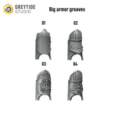 Eternal Pilgrims - Big Armour Greaves and Hip Plates