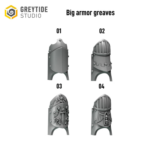 Eternal Pilgrims - Big Armour Greaves and Hip Plates
