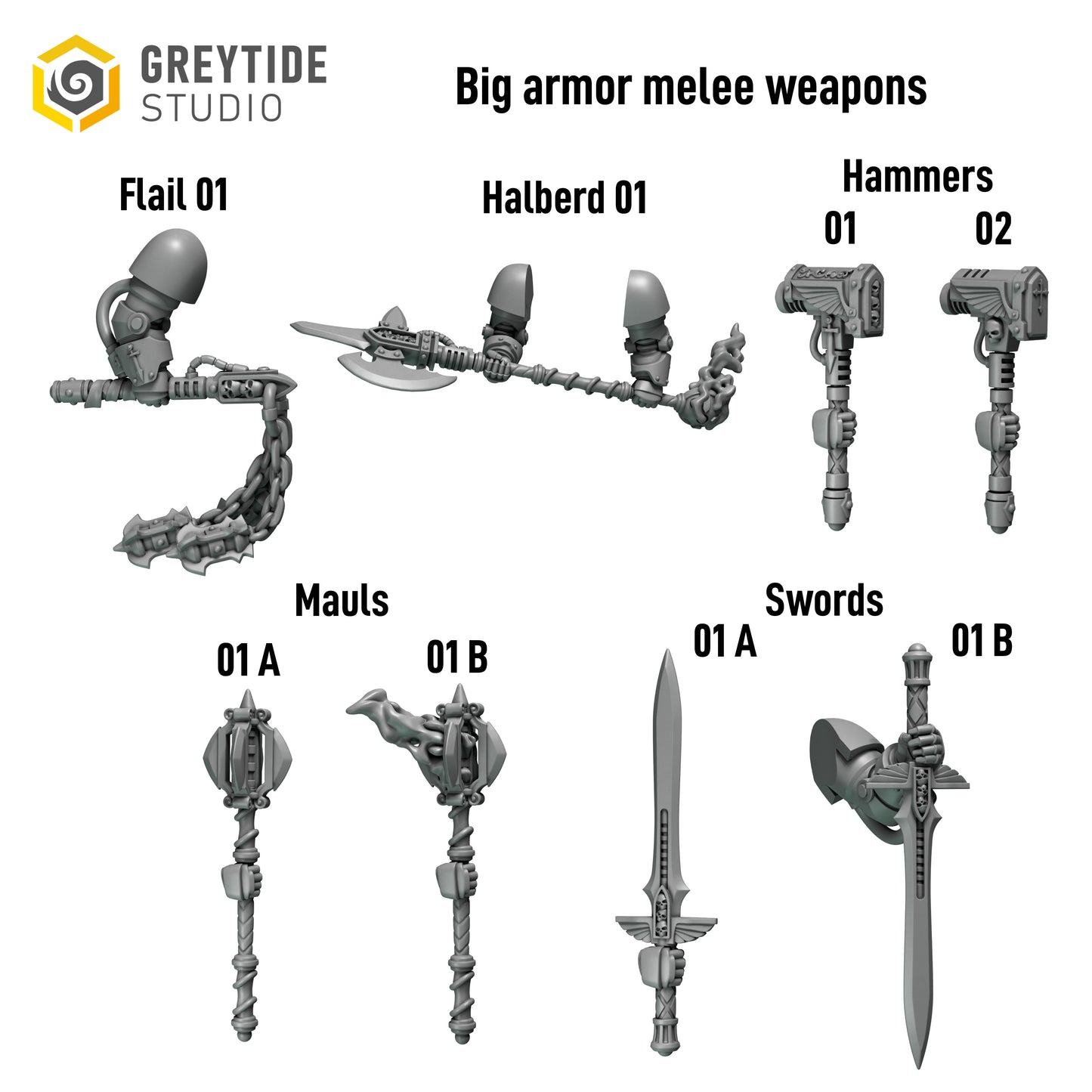 Eternal Pilgrims - Big Armour Melee Weapons