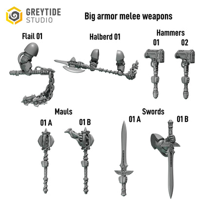 Eternal Pilgrims - Big Armour Melee Weapons