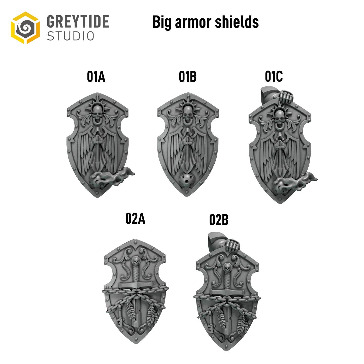 Eternal Pilgrims - Big Armour Shields