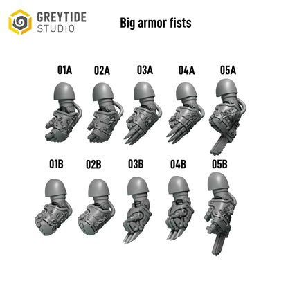 Eternal Pilgrims - Big Armour Fists and Claws