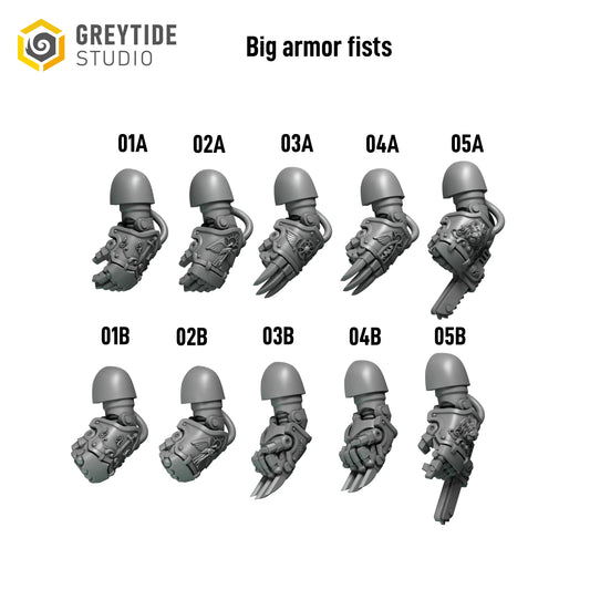 Eternal Pilgrims - Big Armour Fists and Claws