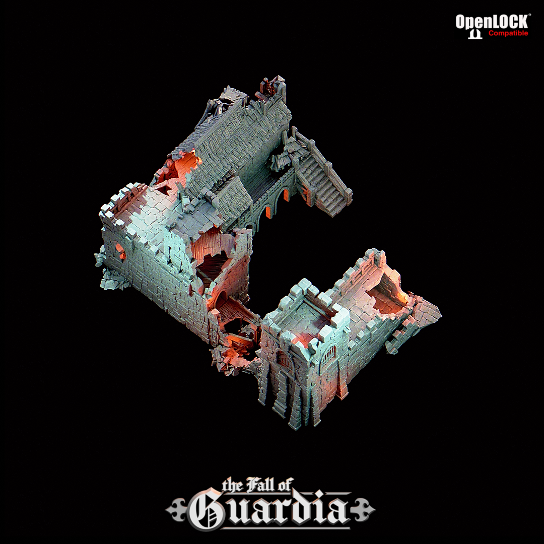 Ruined Barracks and the Bell Tower - Fall of Guardia