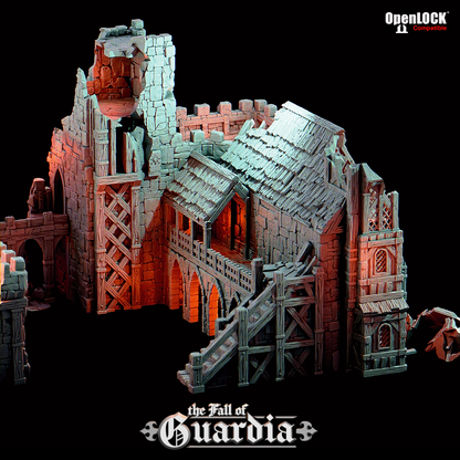Ruined Barracks and the Bell Tower - Fall of Guardia