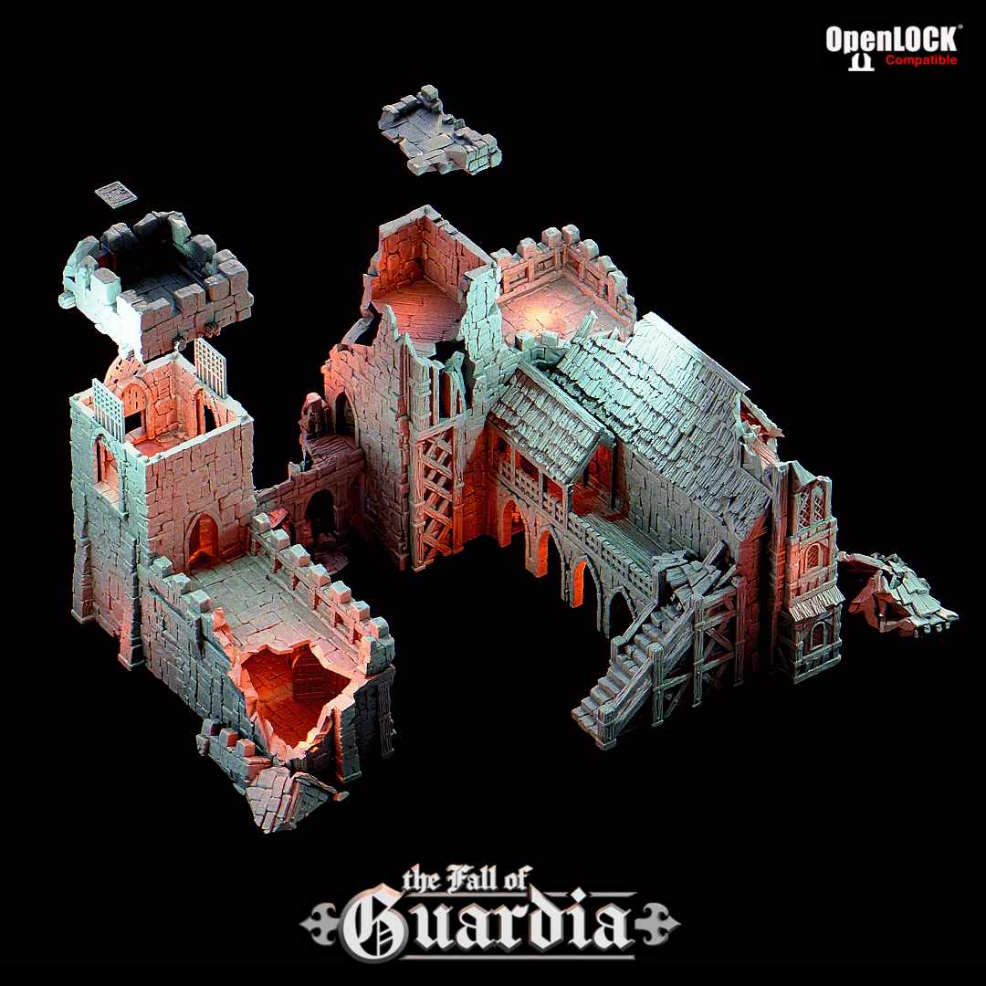 Ruined Barracks and the Bell Tower - Fall of Guardia