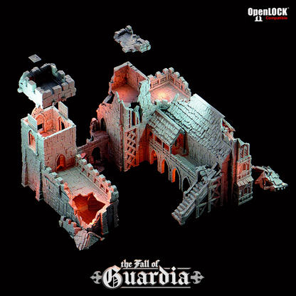 Ruined Barracks and the Bell Tower - Fall of Guardia