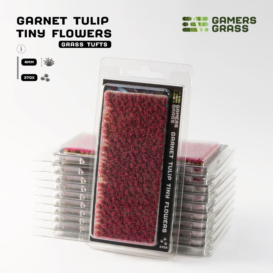 Garnet Tulip Tiny Flowers - Gamers Grass