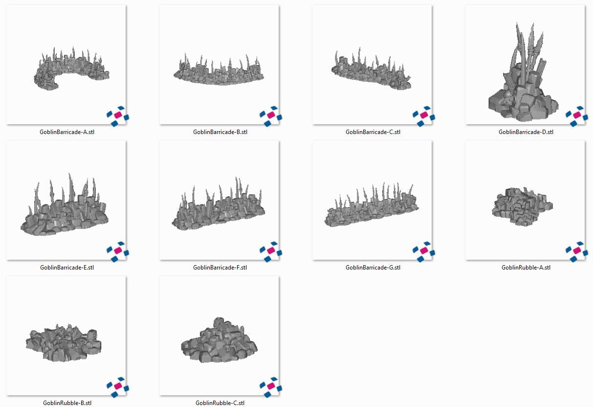 Goblin Barricades and Rubble