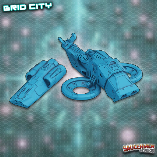Flying Vehicles - Cyberpunk - Grid City