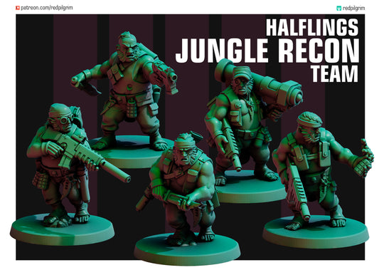 Halfling Jungle Recon Team