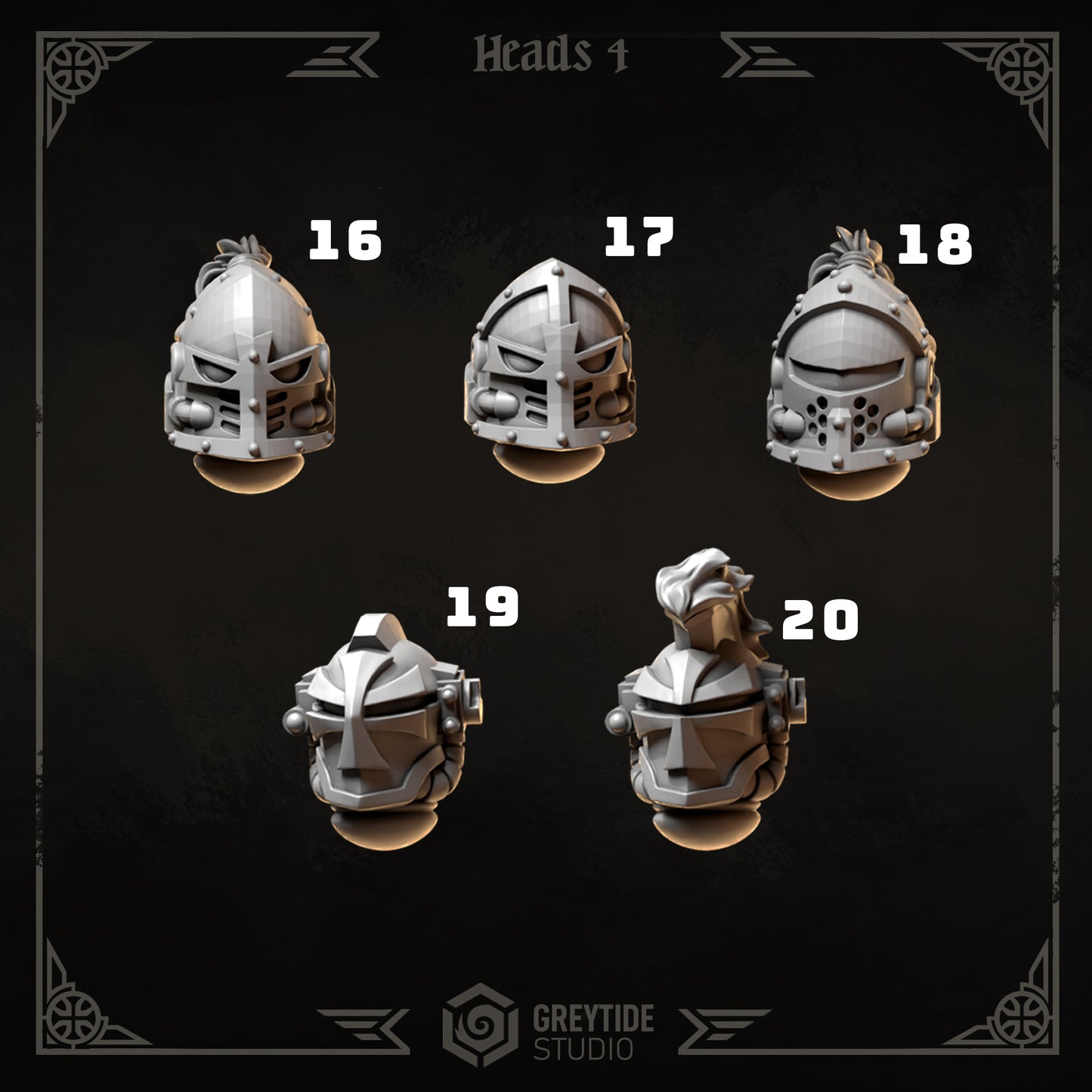 Eternal Crusaders - Heads