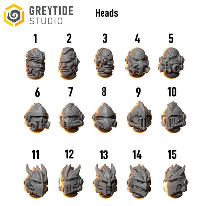 Anvil Wardens - Heads