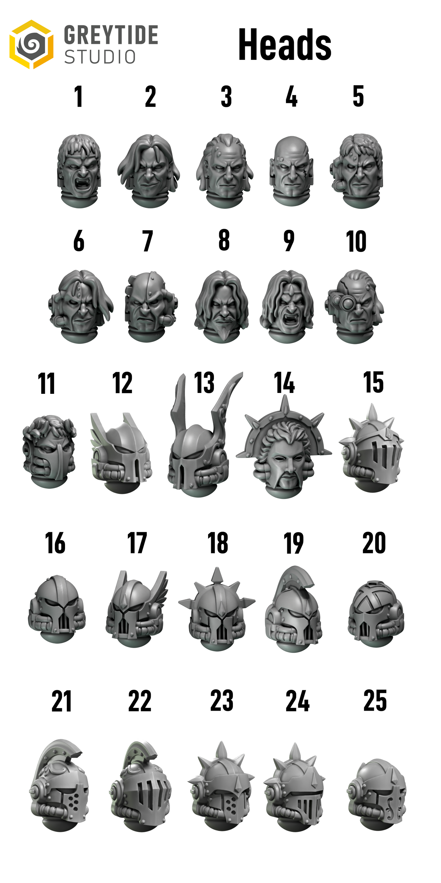 Crimson Lords - Heads