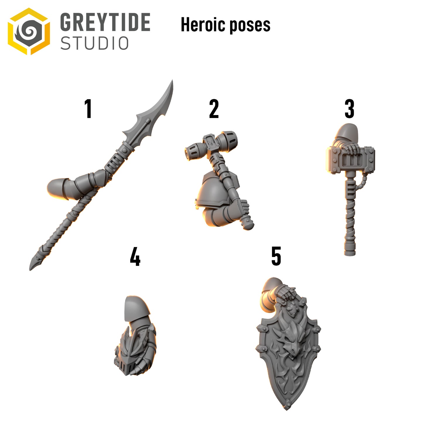 Anvil Wardens - Heroic Poses