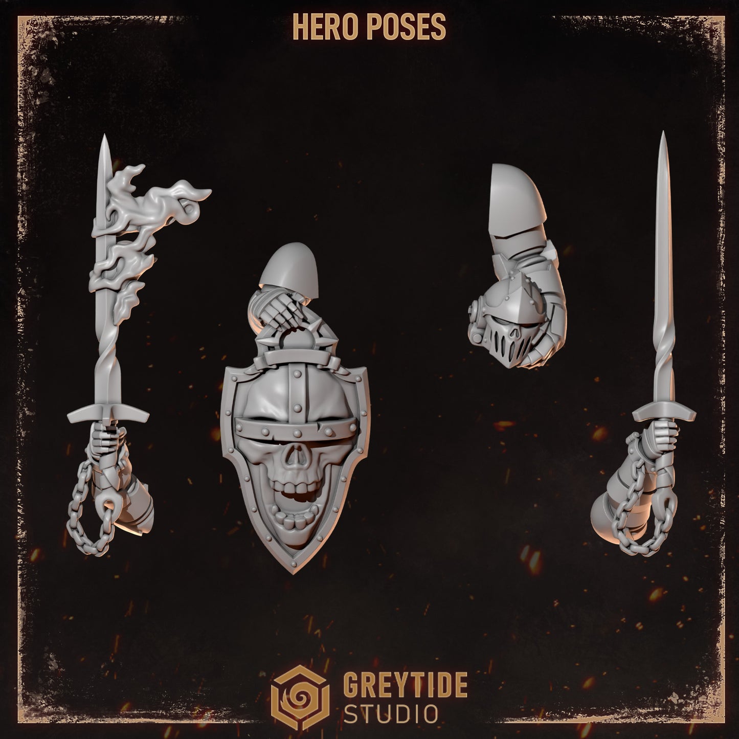 Cursed Company - Heroic Poses