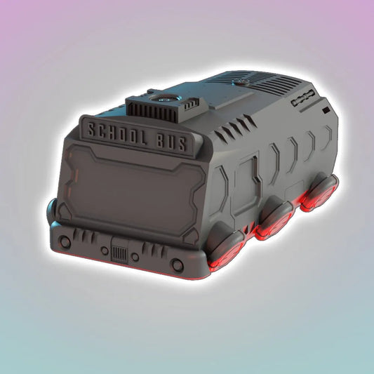 Hoverbus / Schoolbus - Cyberpunk - Flatline City