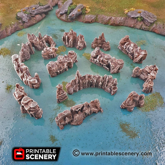 Low Grotto Cavern Stone Walls