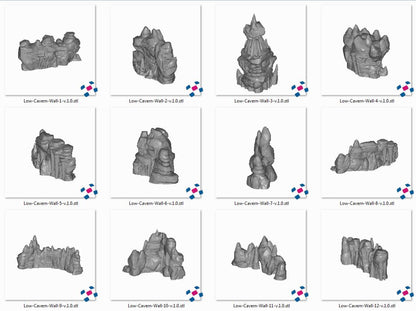 Low Grotto Cavern Stone Walls