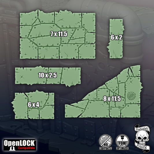 40K 11th Edition Terrain Footprint - Ork Theme