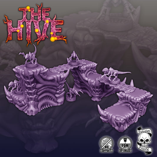 The Hive V2 - Grimdark Xenos Bug Terrain