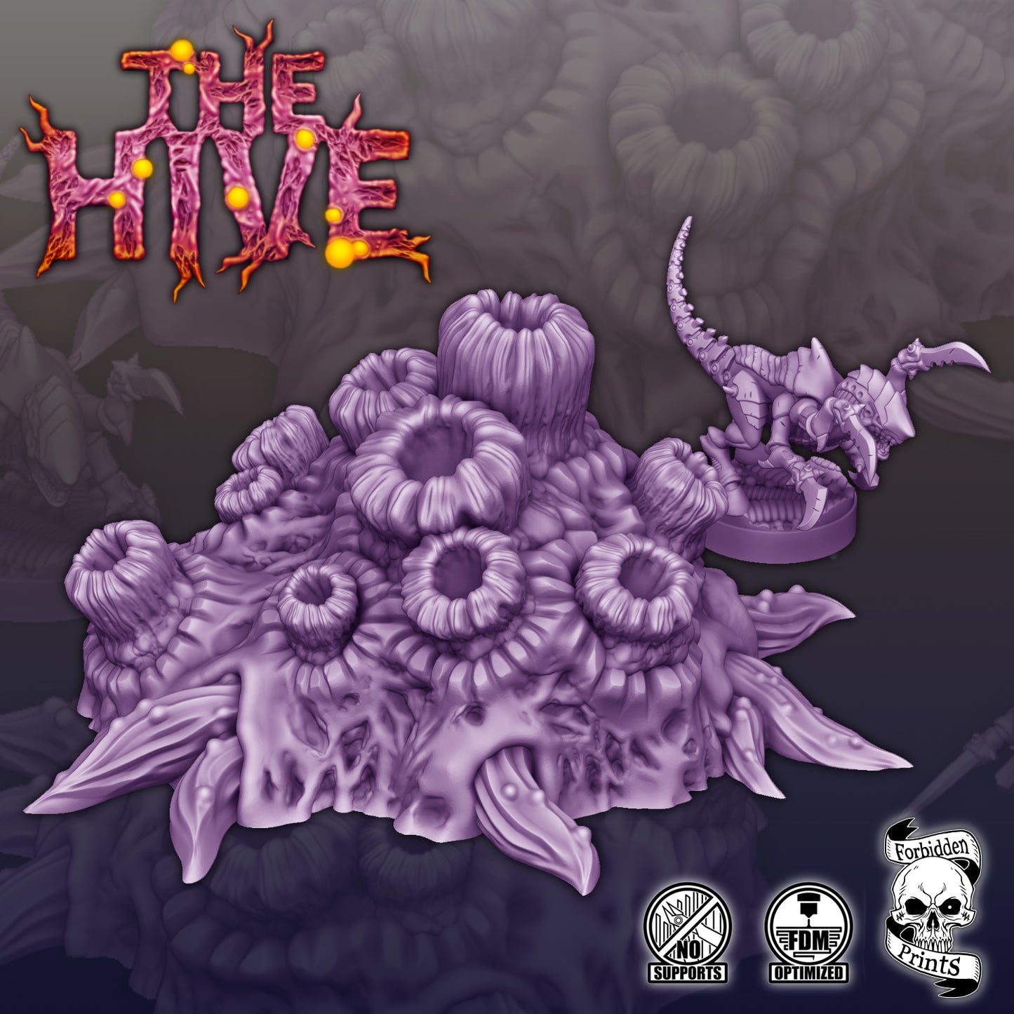 The Hive V2 - Grimdark Xenos Bug Terrain