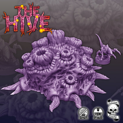 The Hive V2 - Grimdark Xenos Bug Terrain