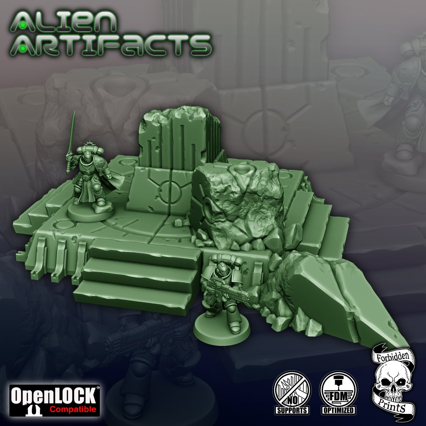 Alien Artifacts - Ruined Monument