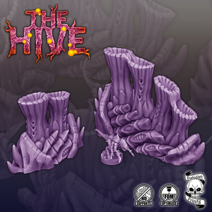 The Hive V2 - Grimdark Xenos Bug Terrain