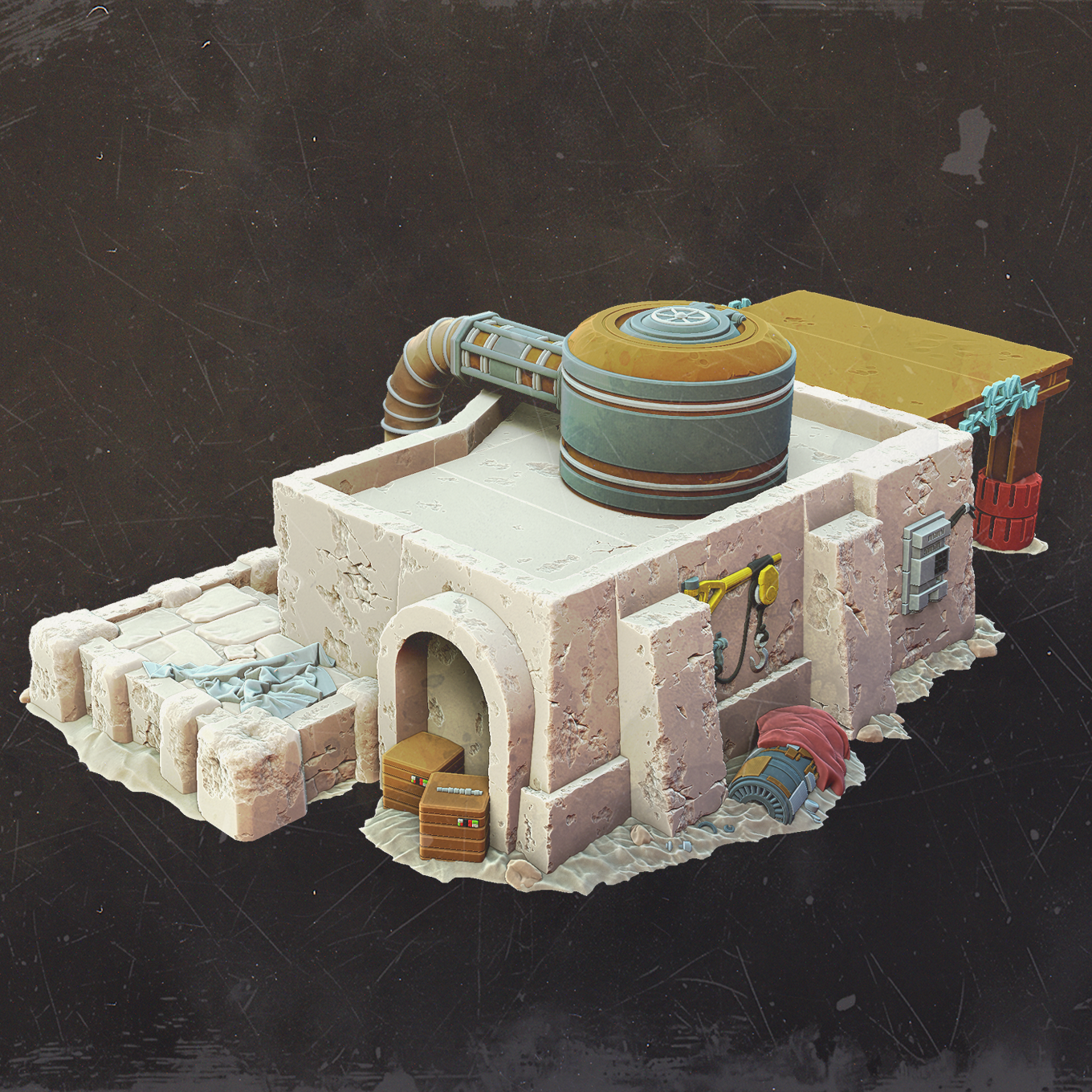 Ionflare Fuelworks - Mos Jemra Desert Spaceport