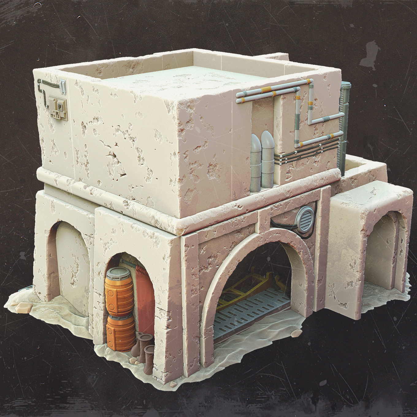 Tekmek's Wrench - Mos Jemra Desert Spaceport