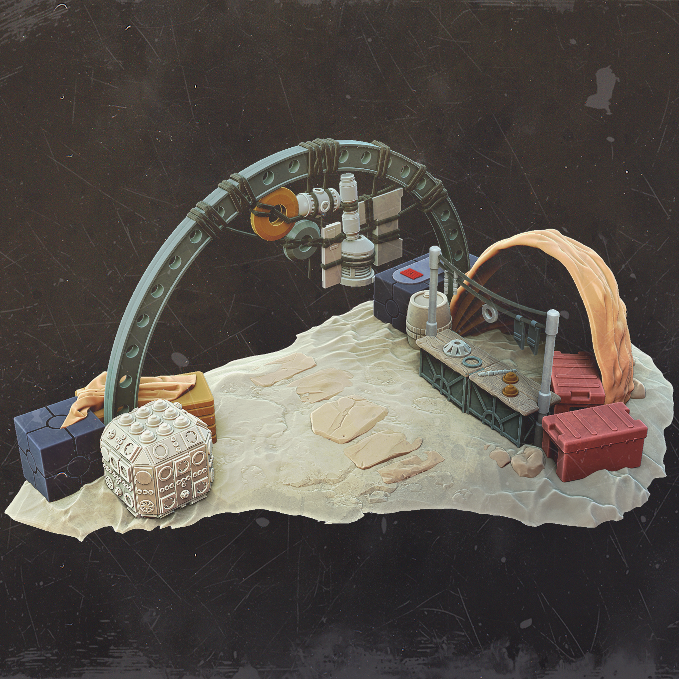 Scavenger's Arch - Mos Jemra Desert Spaceport