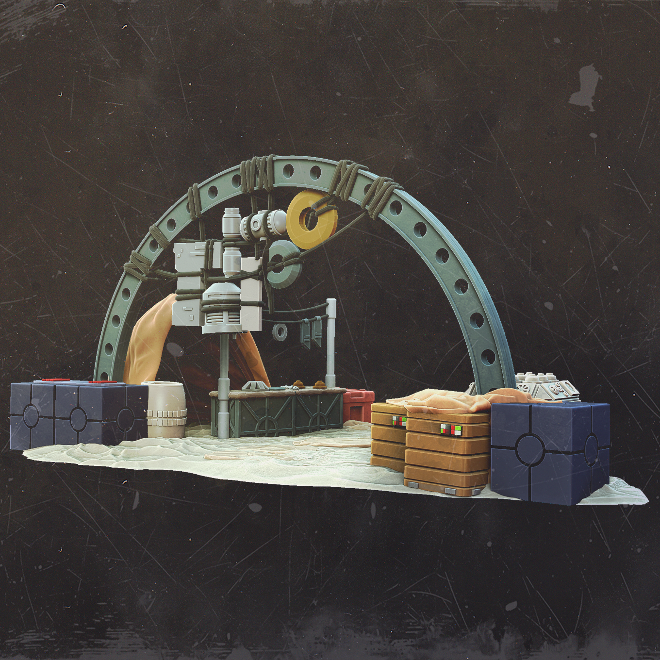 Scavenger's Arch - Mos Jemra Desert Spaceport