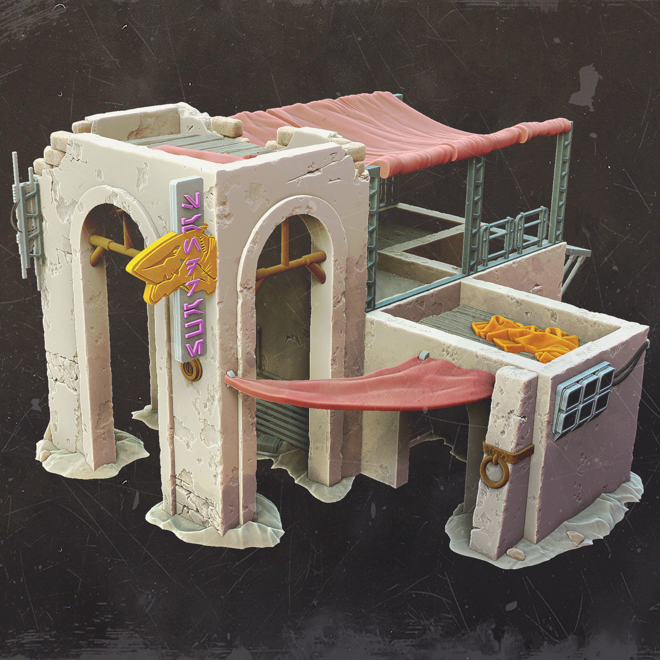 Sandrake Guildhall - Mos Jemra Desert Spaceport