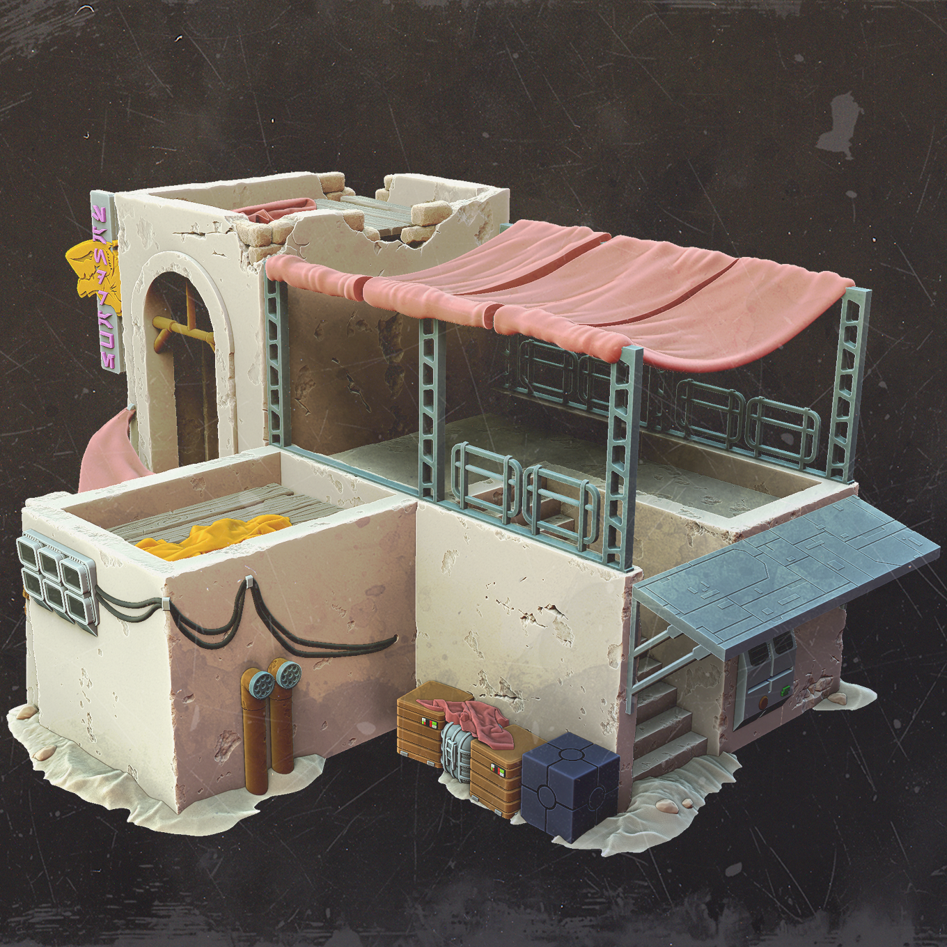 Sandrake Guildhall - Mos Jemra Desert Spaceport