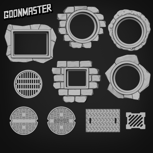 Manhole Covers - Basing Bits