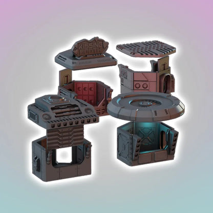 Market Stalls - Cyberpunk - Flatline City