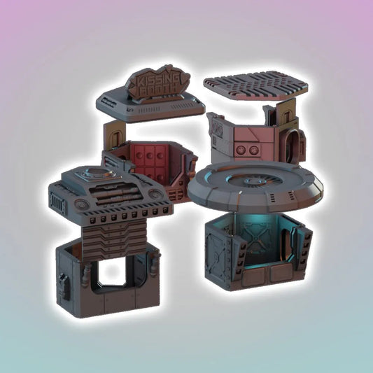 Market Stalls - Cyberpunk - Flatline City