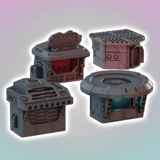 Market Stalls - Cyberpunk - Flatline City