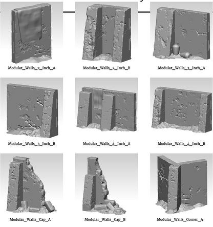 Modular Walls - Mos Jemra Desert Spaceport