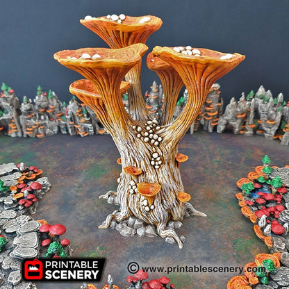 Blooming Lantern Trees - Giant Mushrooms