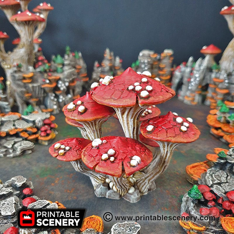 Magic Mushroom Clusters