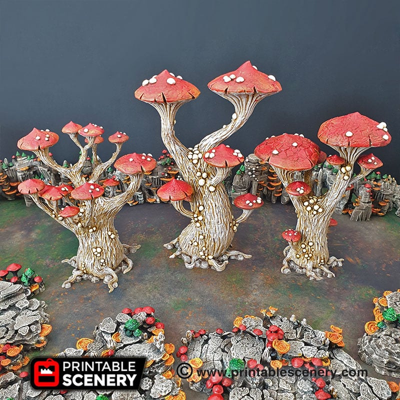 Magic Mushroom Trees