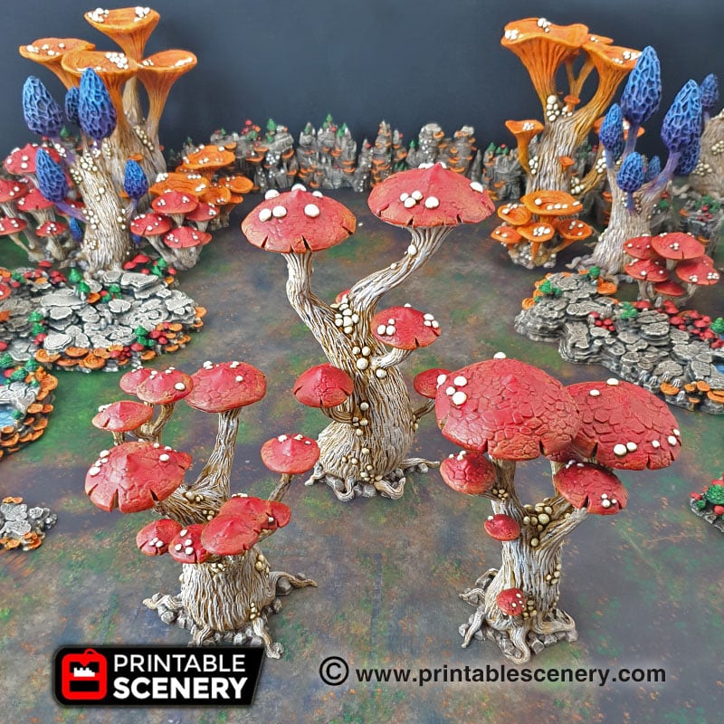 Magic Mushroom Trees